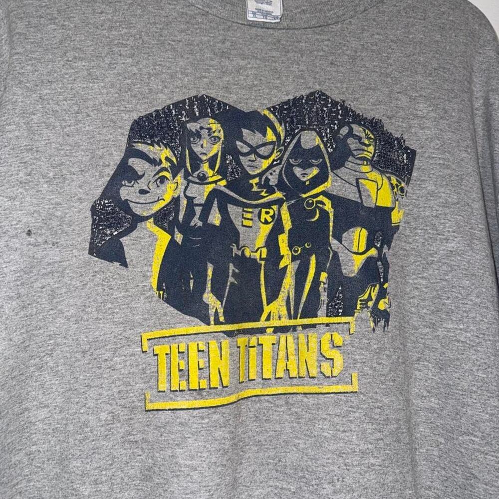 Y2K Teen Titans Cartoon Network Promo T-Shirt Size XL